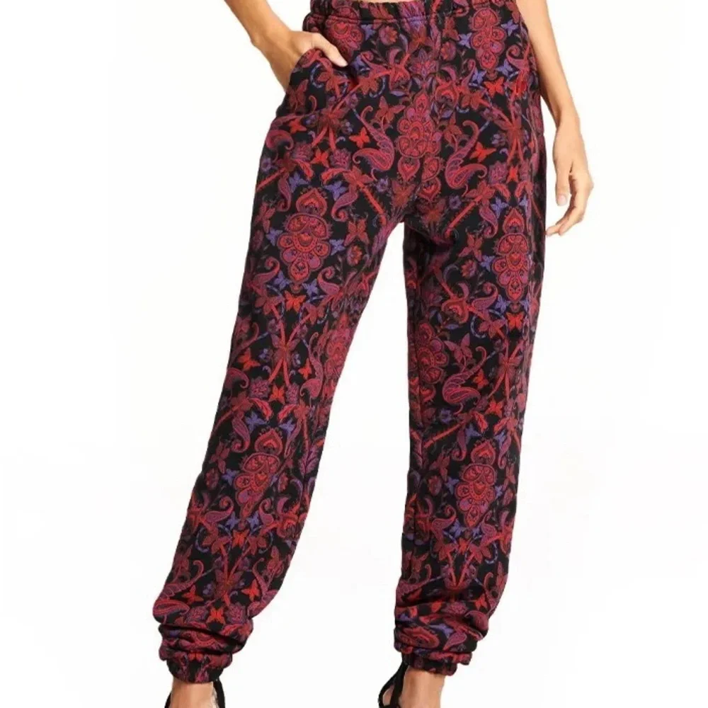 I.AM.GIA | Tatiana 2.0 Black Paisley Jogger Pant NWOT - Picture 9 of 9